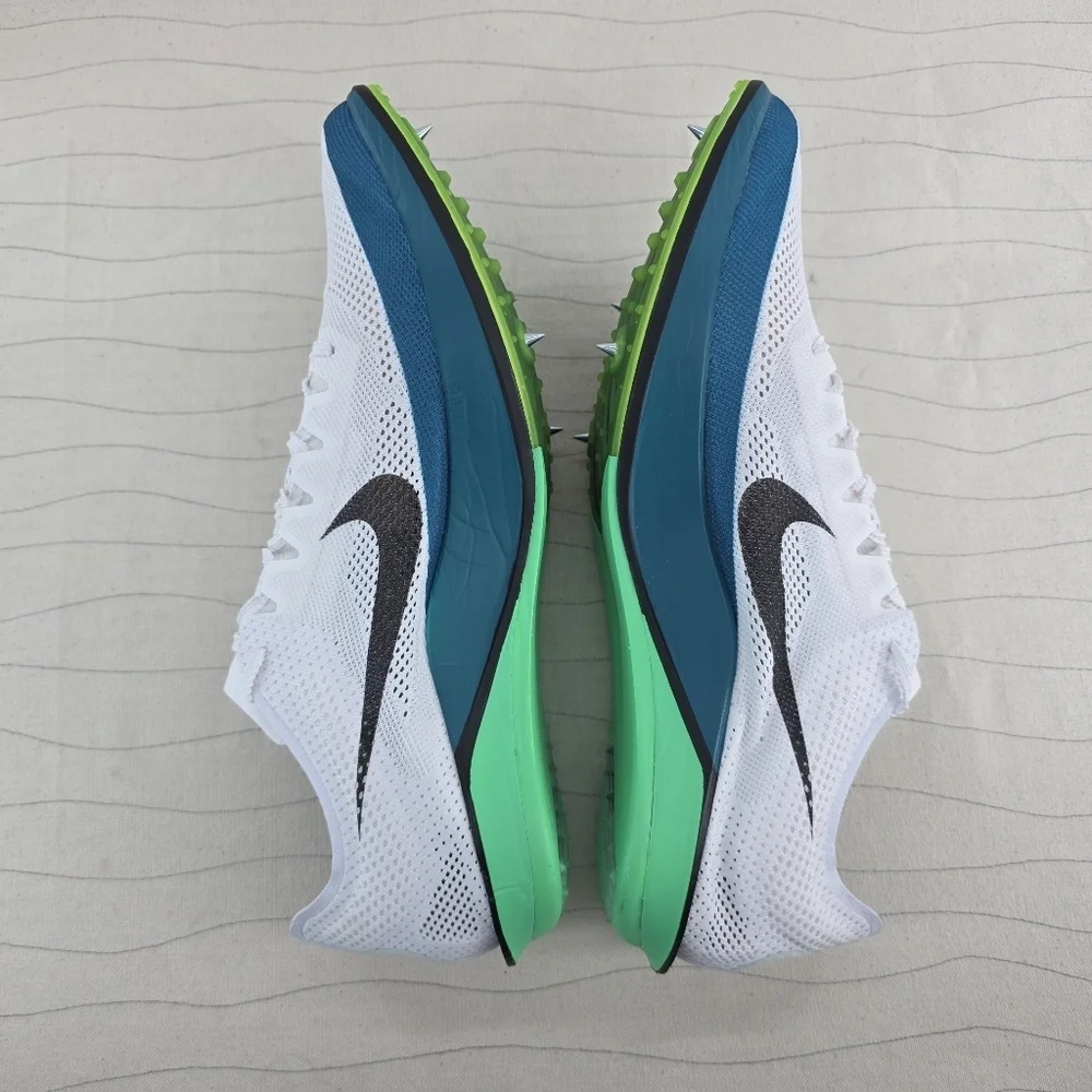 New Mens Nike ZoomX Dragonfly 2 Elite White Teal Cleats FZ9315-102 Sz 12.5 NEW